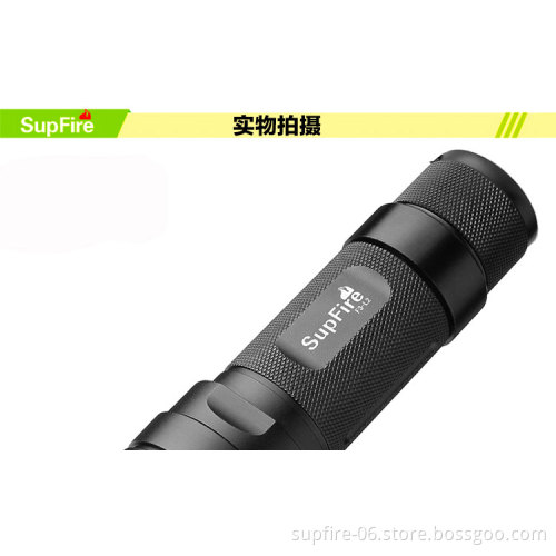 300 lumens rechargeable zoomable LED flashlight SupFire F3-XPE